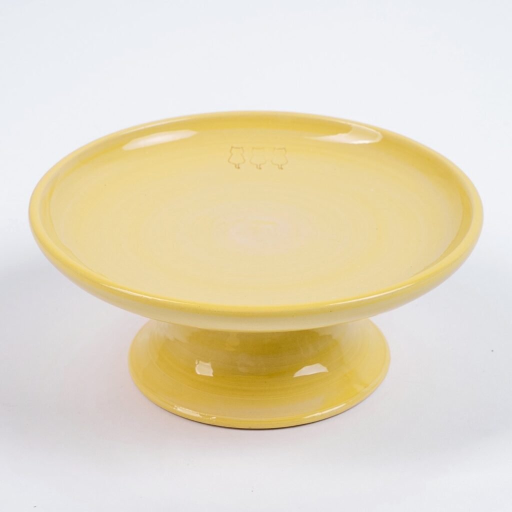 Plato Elevado Ceramica para Gatos LYMA | Antivomito - Ergonomico 18 plato elevado ceramica para gatos LYMA - color amarillo