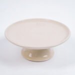 plato comedero elevado para gatos ceramica LYMA - color beige