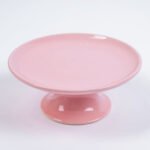 plato comedero elevado para gatos ceramica LYMA - rosa chicle